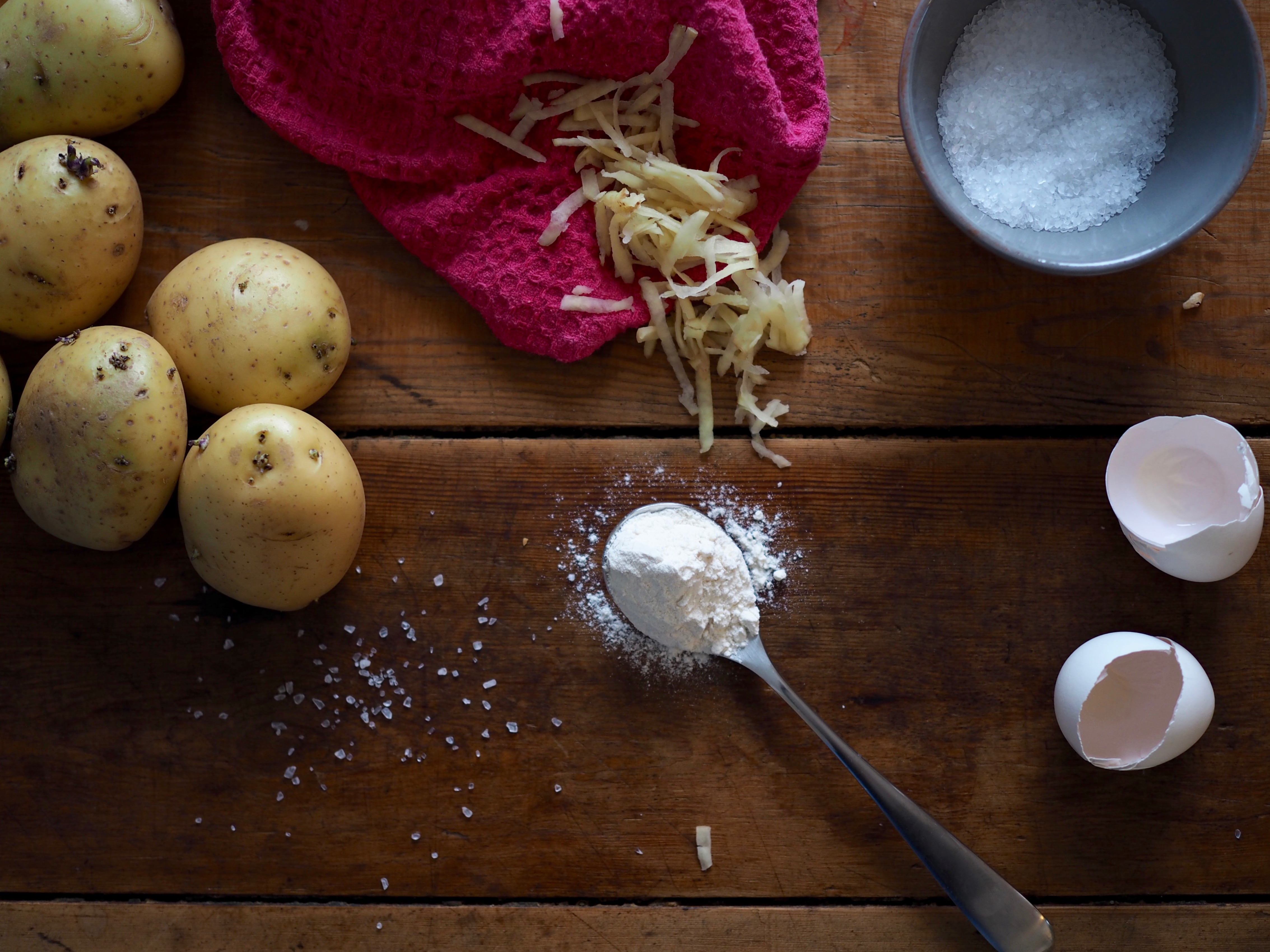 Potato & Shallot Latkes
