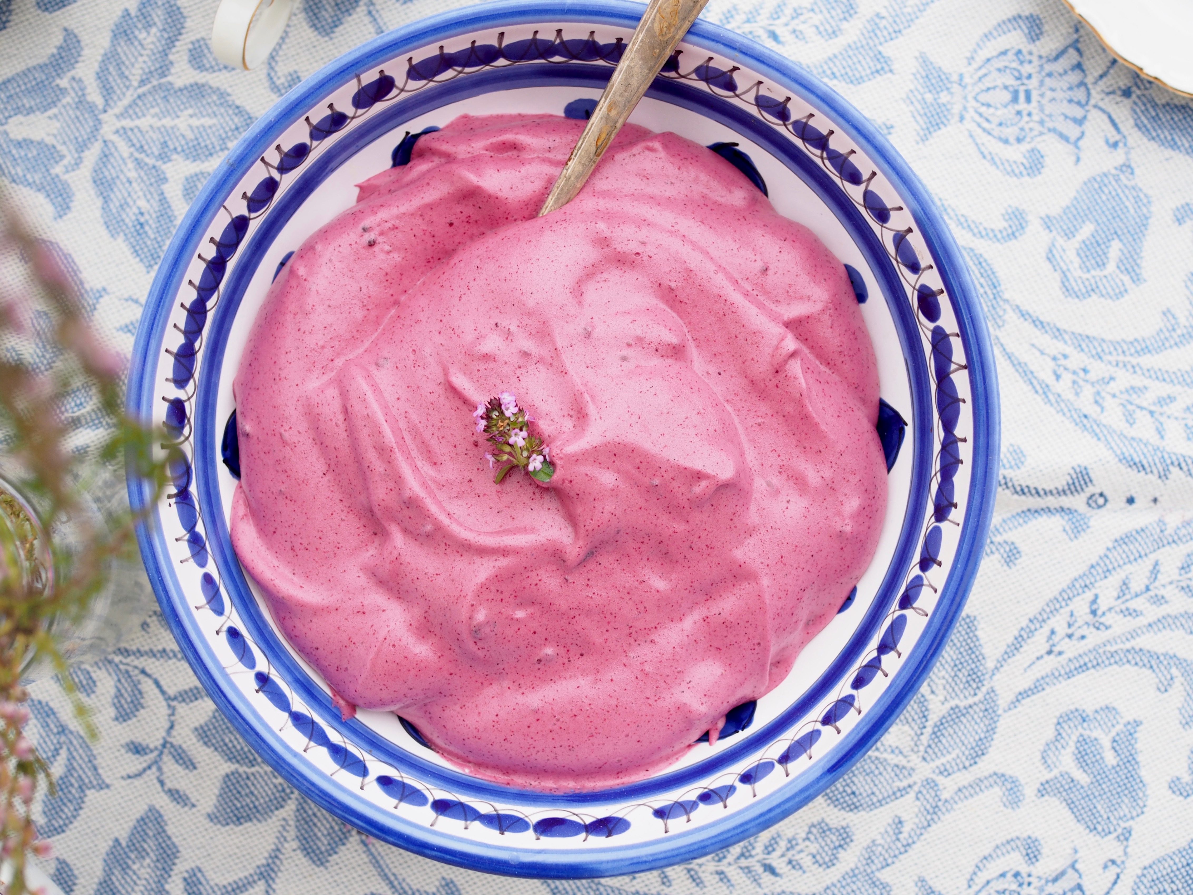 Russedessert & Blåbærsaft